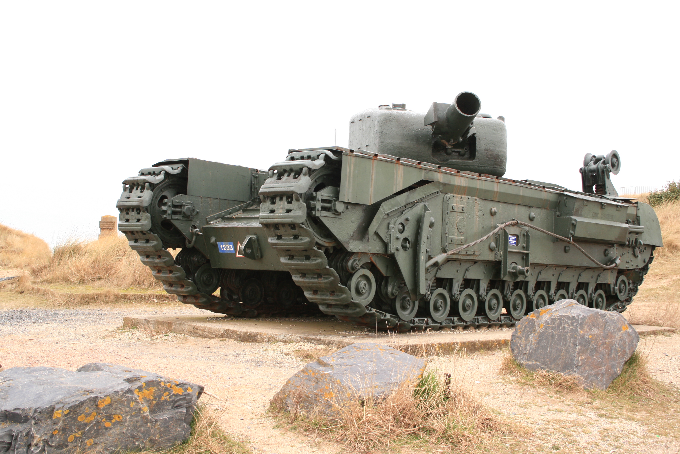 AVRE tank Juno beach